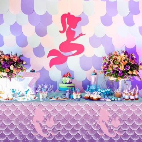 mermaid tablecloth birthday party mermaid tablecloth birthday party